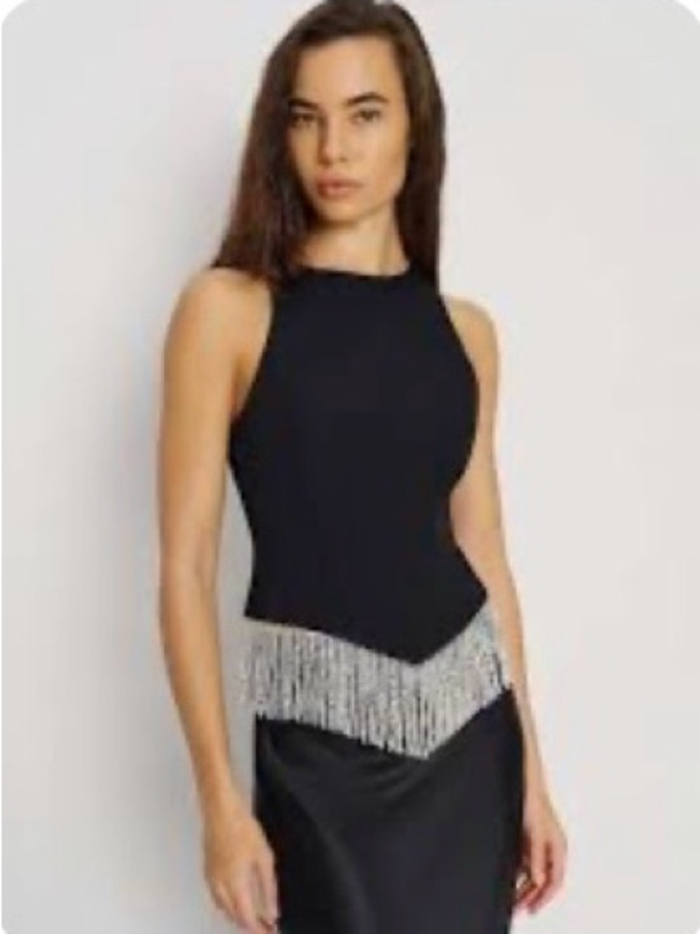 Reformation Sovina Top in black